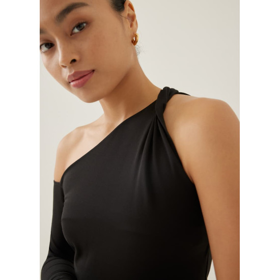 Isbel Asymmetric Jersey Top