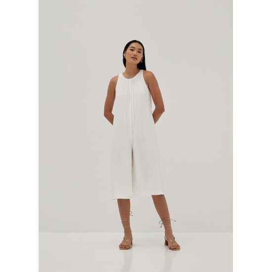 Veda Textured Relaxed Jumpsuit