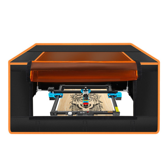 TWOTREES Laser Engrave Enclosure Eye Protection Vent Protective Cover Fireproof for TTS TT CNC Engraving Machine Laser Cutting Enclosure