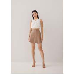 Suzanne Elastic Cotton Crop Top