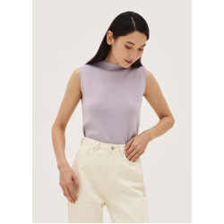 Haniela Funnel Neck Knit Top