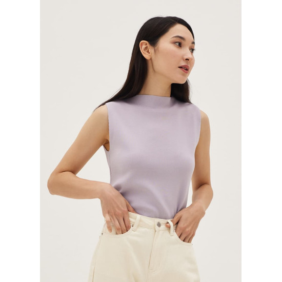 Haniela Funnel Neck Knit Top