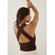 Lassie Padded Jersey Cross Back Tank Top