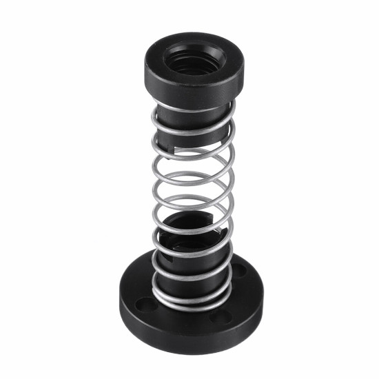 2mm/4mm/8mm 3D Printer T8 POM Anti Backlash Screw Nut for Lead Acme Threaded Rod Eliminate The Gap Spring DIY CNC Accessories - 4mm