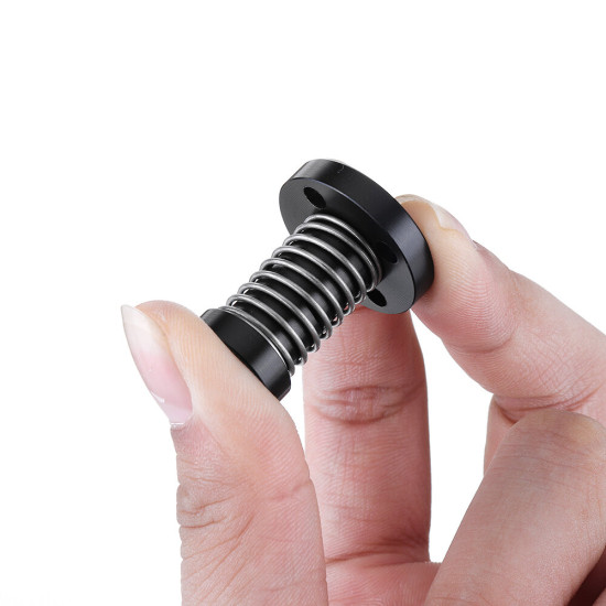2mm/4mm/8mm 3D Printer T8 POM Anti Backlash Screw Nut for Lead Acme Threaded Rod Eliminate The Gap Spring DIY CNC Accessories - 4mm
