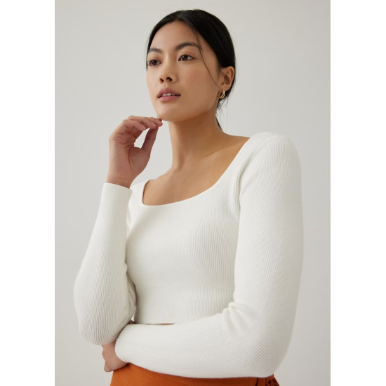 Kezia Square Neck Crop Top