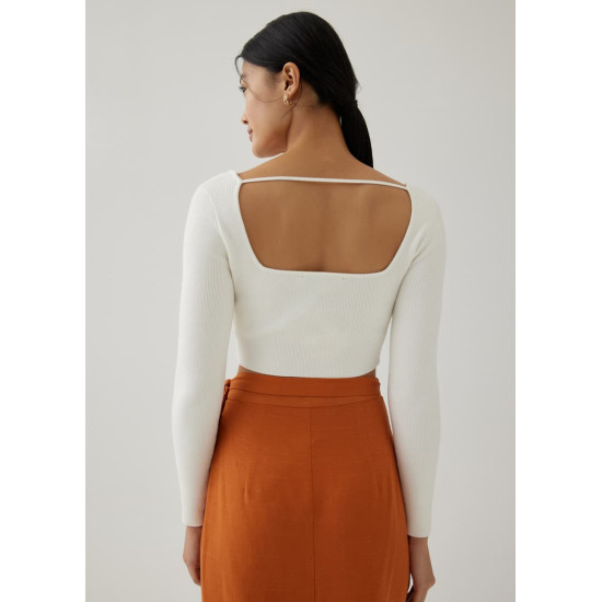 Kezia Square Neck Crop Top