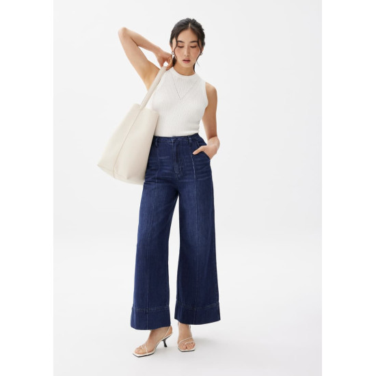 Denim Wide Leg Jeans