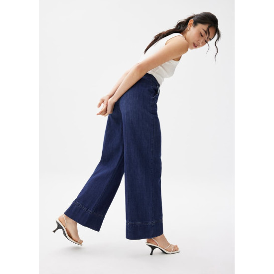 Denim Wide Leg Jeans