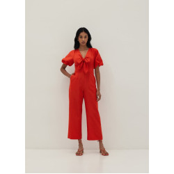 Calissa Padded Tie Front Jumpsuit