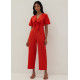 Calissa Padded Tie Front Jumpsuit