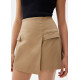 Elastic Cotton A-line Skort