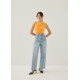 Mailea Boat Neck Crop Top