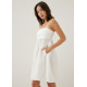 Faiza Cotton Babydoll Mini Dress