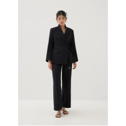 Lorie Asymmetric V-neck Blazer