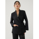 Lorie Asymmetric V-neck Blazer