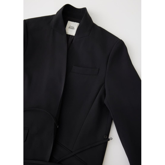 Lorie Asymmetric V-neck Blazer