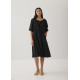 Levi Notch Neck Puff Sleeve Dress