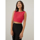 Ora Boat Neck Crop Top