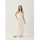 Meliza Padded Halter Straight Leg Maxi Jumpsuit