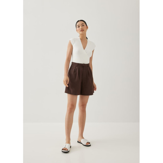 Ryanna Linen Wide Leg Shorts