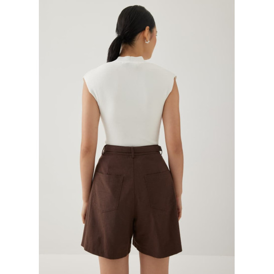 Ryanna Linen Wide Leg Shorts