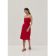 Hattie Pleated Column Dress