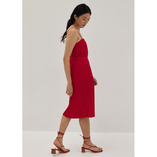 Hattie Pleated Column Dress