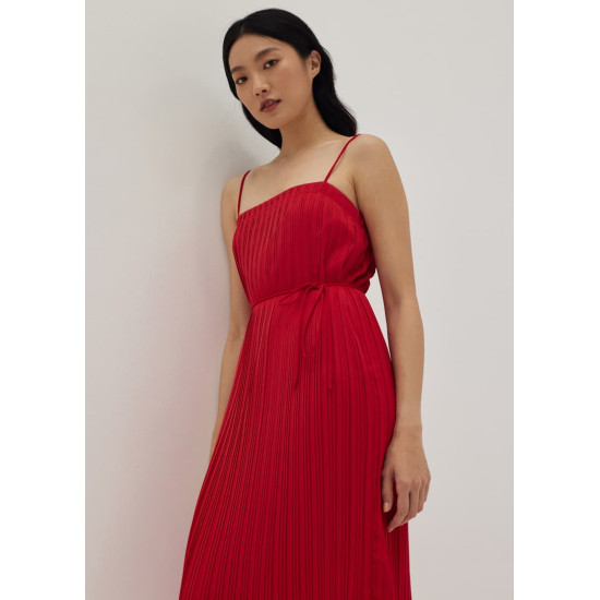 Hattie Pleated Column Dress