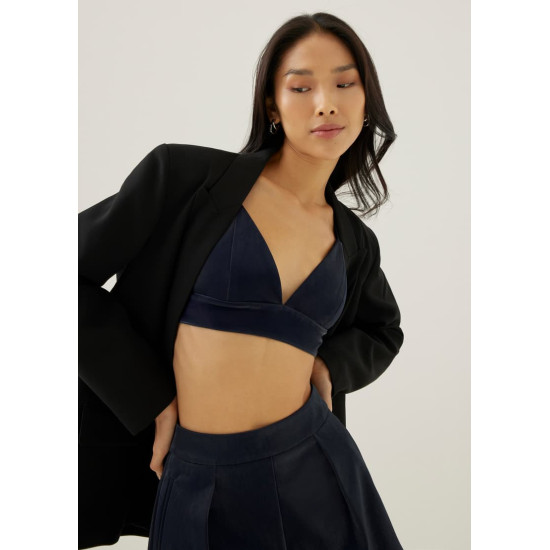 Violy Padded Pleather Bralette