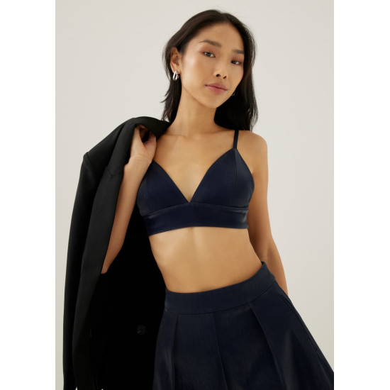 Violy Padded Pleather Bralette