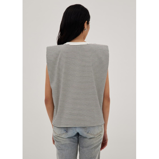 Celeste Padded Striped T-Shirt