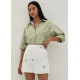 Lucia Embroidered A-line Tweed Shorts