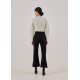 Zaida Kick Flare Side Slit Trousers