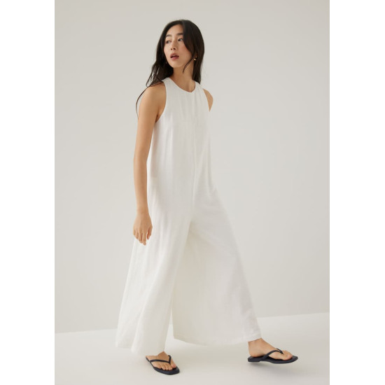 Leondra Textured Wide Leg Jumpsuit