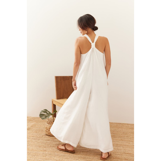 Leondra Textured Wide Leg Jumpsuit