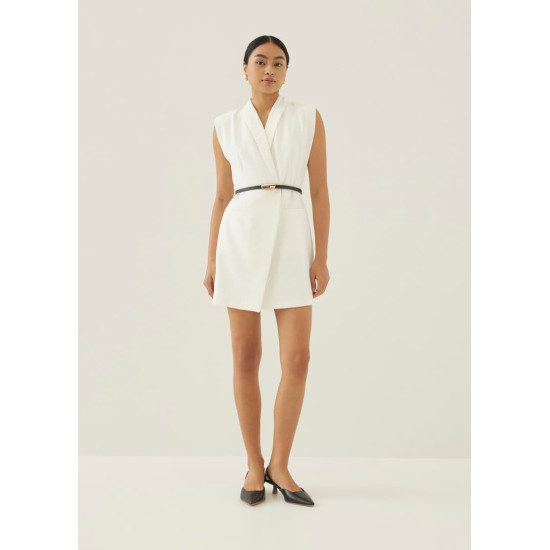 Kristela Tailored Shift Mini Dress