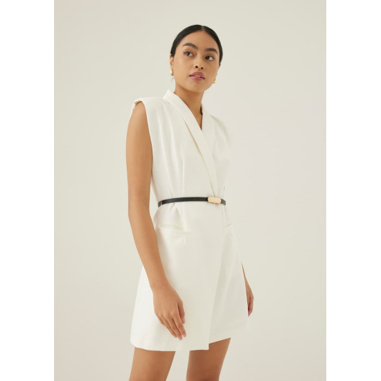 Kristela Tailored Shift Mini Dress