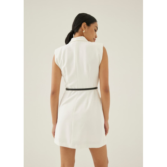 Kristela Tailored Shift Mini Dress