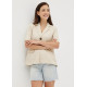 Genelia Padded Linen Blazer