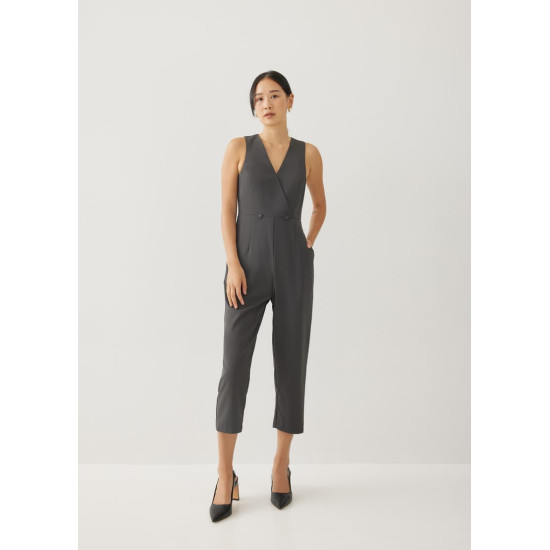 Mina Tailored Peg Leg Maxi Jumpsuit