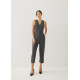 Mina Tailored Peg Leg Maxi Jumpsuit