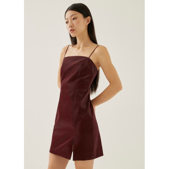 Patrisha Low Back A-line Mini Dress