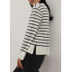 Shelly Striped Knit Sweater