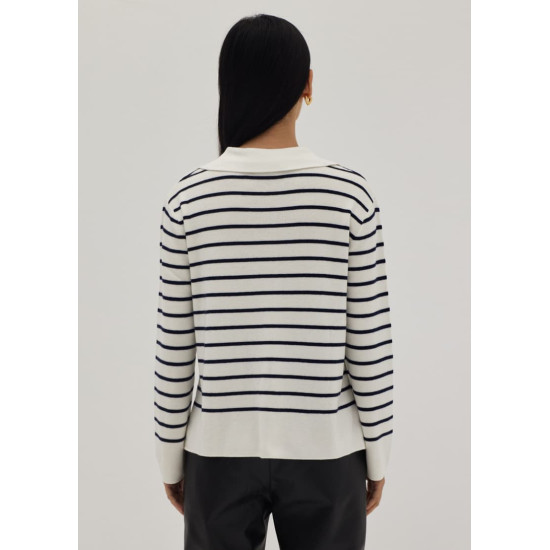 Shelly Striped Knit Sweater