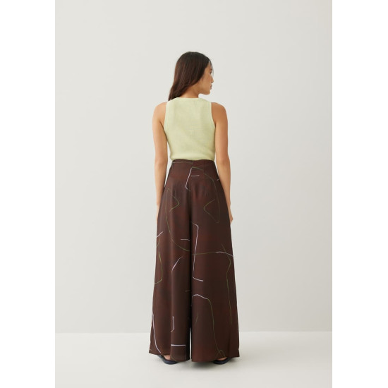 Veneza Wide Leg Pants in Golden Hour