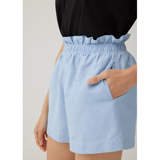 Louie Elastic Cotton Shorts