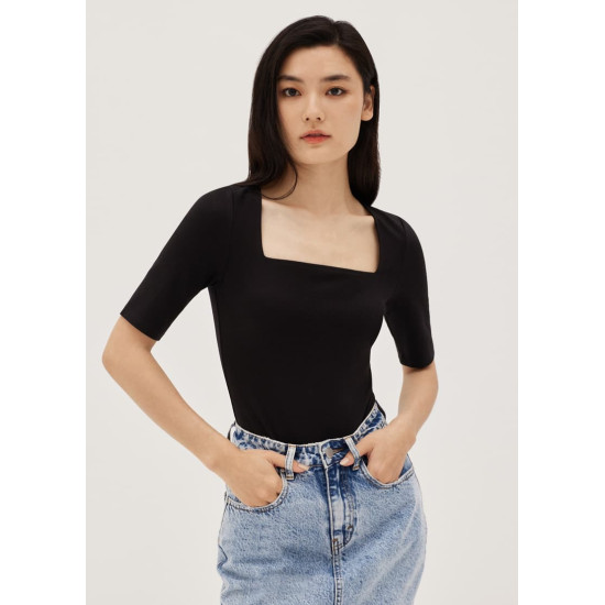 Nesri Square Neck Bodysuit