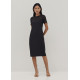 Kristen Round Neck Column Midi Dress