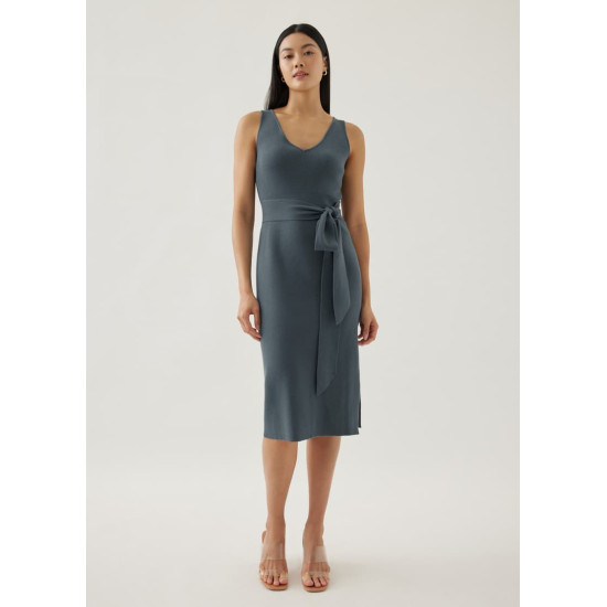 Malea Ribbed Knit Dress